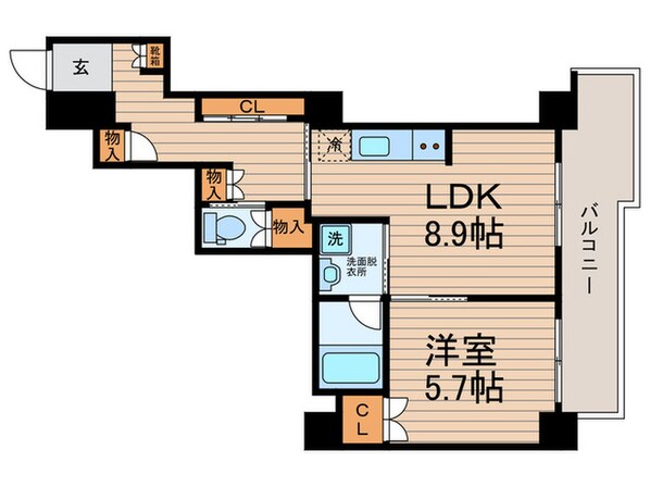 田中コーポラスの物件間取画像